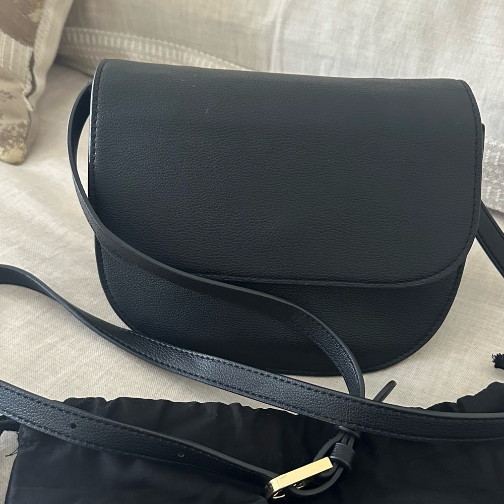 Quince Classic Black Crossbody Bag